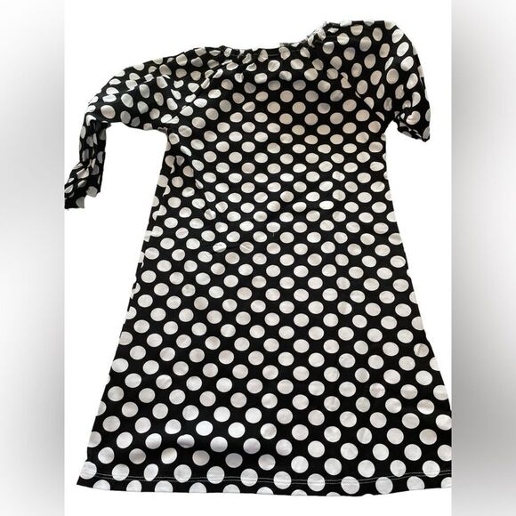 126- GIRLS POLKA DOT DRESS - Picture 4 of 7